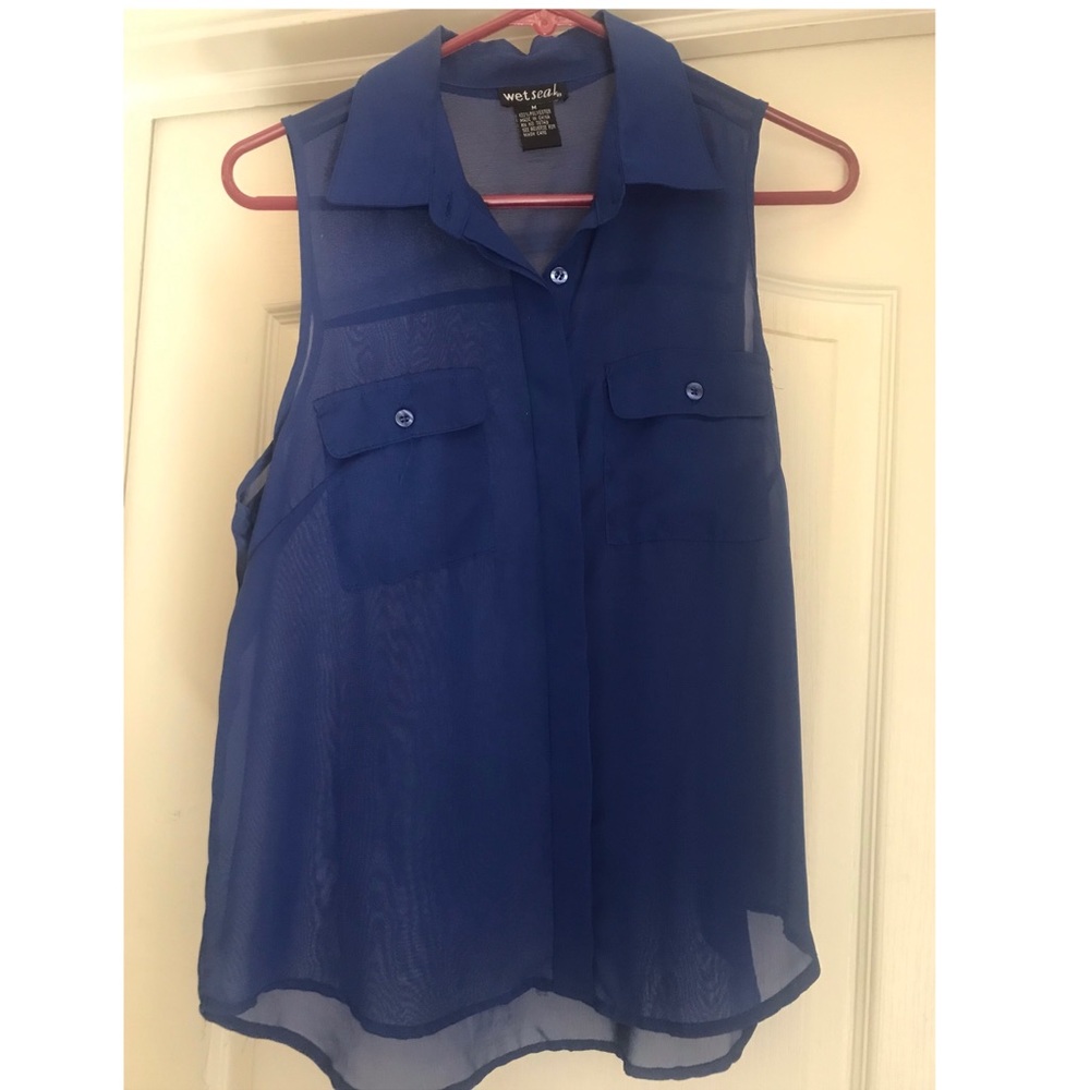 Wet Seal button up tank